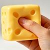 Brinquedo de Aperto de Queijo Gigante Tamanho Extra Grande Queijo Squishy Brinquedos Fidget Rebote Lento Moldável Bola para Aliviar o Estresse para Adultos Presentes