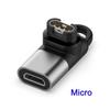 Anschlussladegerät für Garmin Smartwatches Laden Micro USB/ IOS/ Typ C Ladeadapter für Instinct 2 Solar/ Fenix 5/6/7 7x