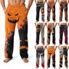 Pantalon d'intérieur imprimé all-over pour homme, pantalon de pyjama pour dormir, pantalon long, pantalon de pyjama