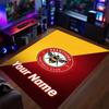 Crystal Velvet Rug Brentford Football Print Custom Name Text Floor Mat Home Decor
