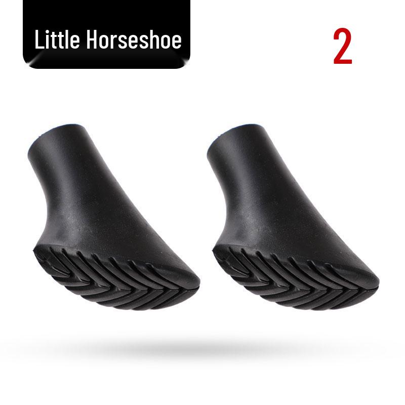 

10-Pack Anti-Slip Trekking Pole Tips: Wear-Resistant Mud & Snow Guards for Hiking and Trekking.