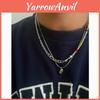 Modern Geometric Lockbone Chain For Men Women Stainless Steel Fashion Accessory