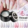 Shimmer Shell Gel Nail Polish Long Lasting UV Nail Gel DIY Nail Art Accessories