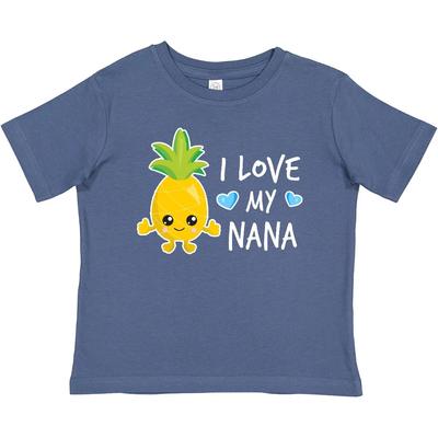 Inktastic I Love My Nana With Pineapple Baby T-Shirt Summer Grandma Sun Sunshine
