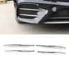 4pcs Front Fog Light Molding Trims Replacement for E Class W213 E200 E300 2021