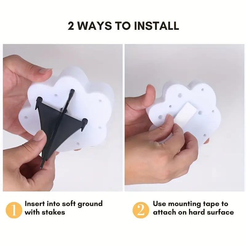 Paw Print Solar Lights 4 Pack, Solar Garden Light, Waterproof Cat Dog Animal Path Paw Lamp, Led Path Lights For The Home, Christ