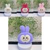 Rabbit Whimsical Plush Keychain Brooch Available In Multiple Vibrant Colors