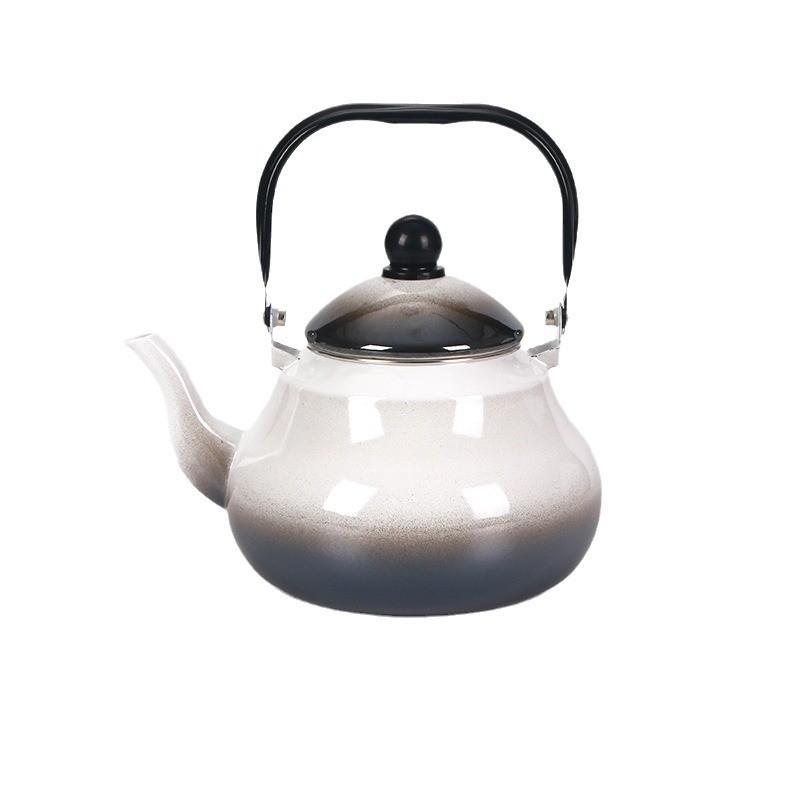 Vintage Emaliowany Ceramiczny Dzbanek na Wodę Zimny 1.5L 2.0L 2.5L Żaroodporny Kuchenka Gazowa Elektryczna Retro Styl Koreański