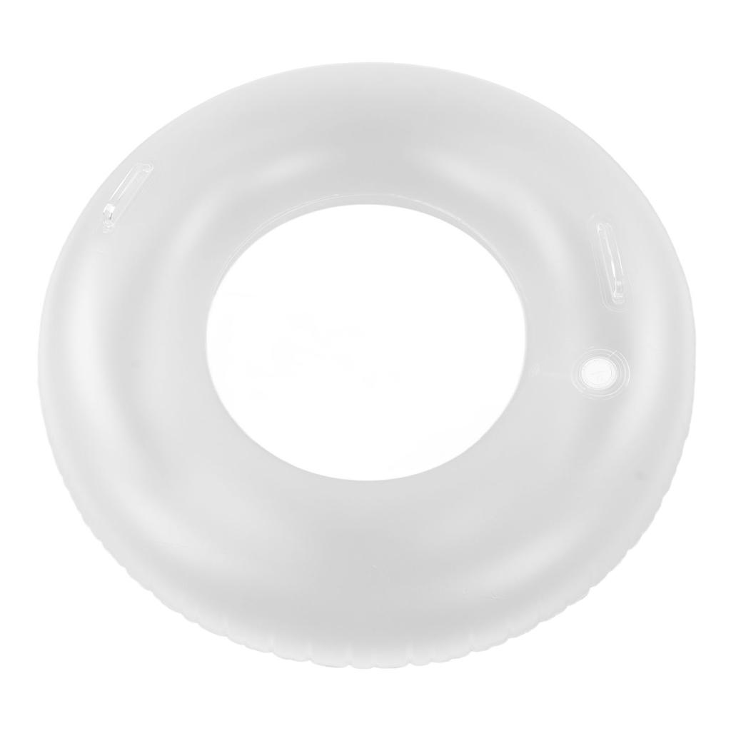 Transparent Floating Ring PVC Inflatable Swimming Pool Floats Ring with LED Light for Summer Pool Party
