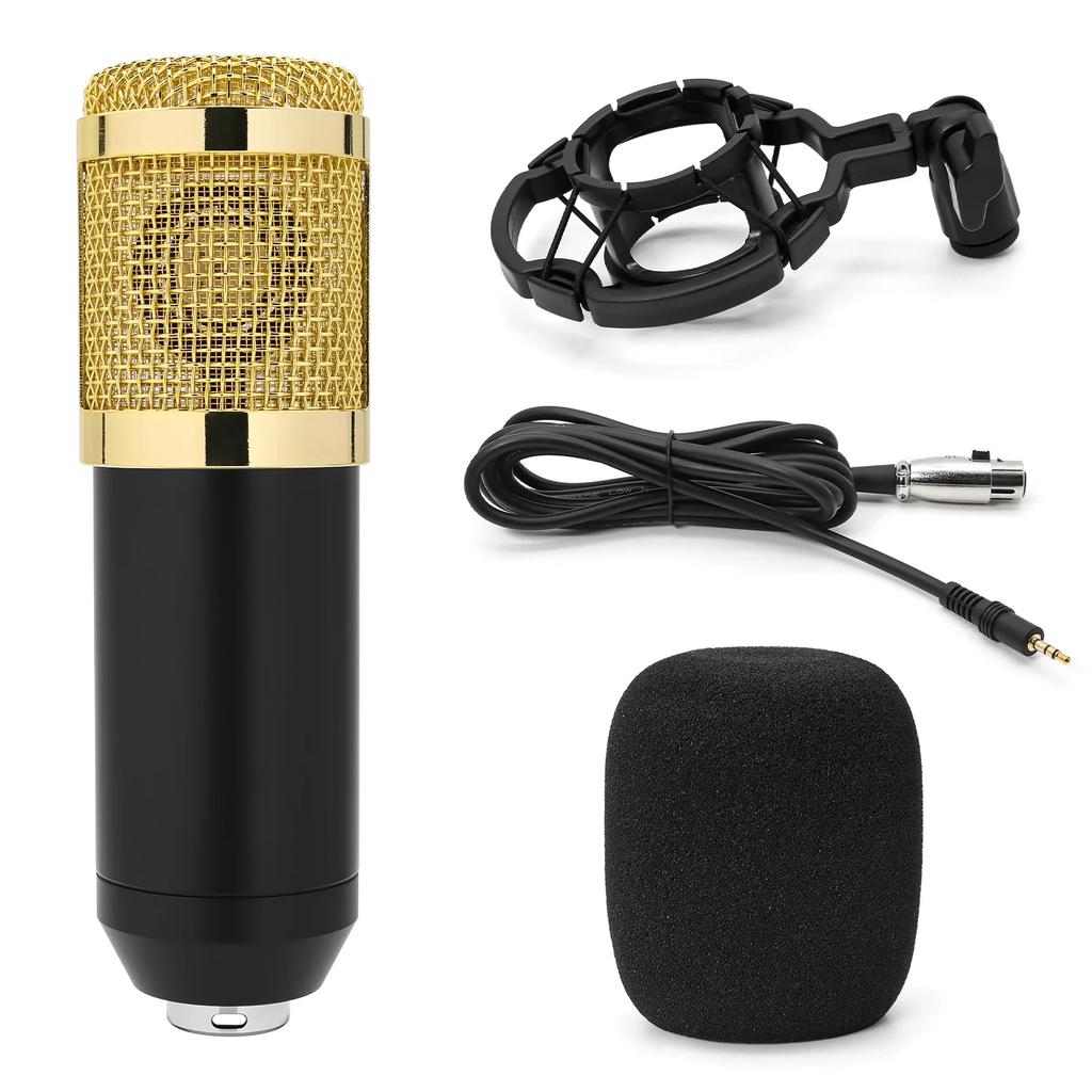 Professional BM 800 karaoke microphone BM800 studio condenser mikrofon mic bm-800 For KTV Radio Braodcasting Singing Recording