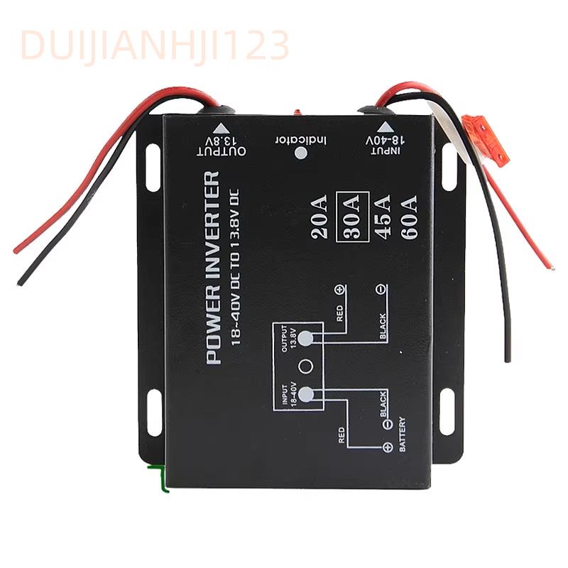 

30A Vehicle-Mounted Step-Down Voltage Regulator, 24V to 13.8V for Marine and Large Trucks Other