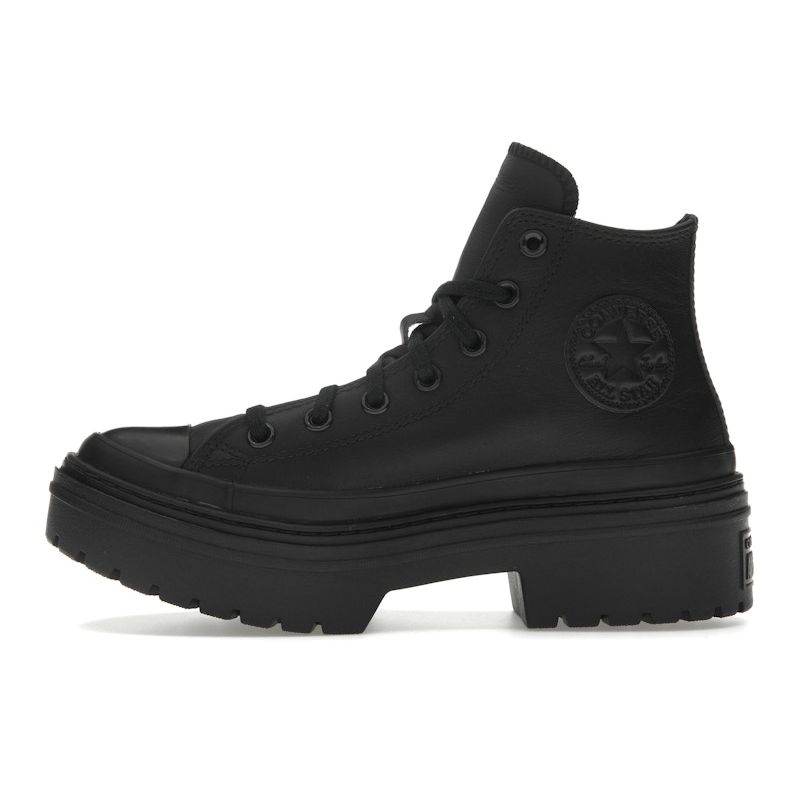 Converse Chuck Taylor All Star кроссовки на платформе с выступами, черные женские A10369C