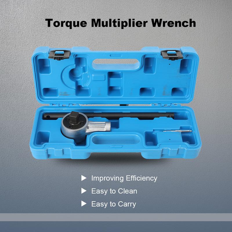 Torque Multiplier Wrench Heavy Duty 1100 Foot-Pound Maximum Automotive Maintenance Saves Energy Force Torque Wrench