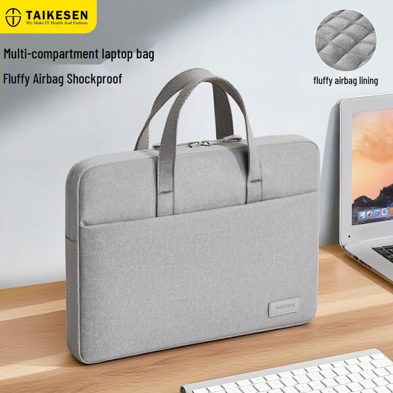 Teksen Handheld Laptop Sleeve with Airbag Shock Absorption