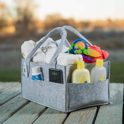 Multifunktionale Filz Babywindel- & Reise-Make-up-Aufbewahrungstasche