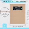 Eduway 16X24 Inch Mdf Board Wood Sheet For Mandala , Lippan, Resin Art & Craft, 4Mm Thick, Pack Of 2 - Premium Cardboard