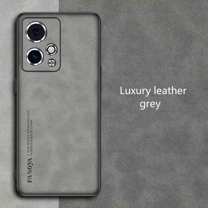 

Для Honor 200 Lite чехол из овчины из искусственной кожи матовый чехол для Huawei Honor 200 Pro мягкая рамка матовая задняя крышка чехлы в виде ракушки Honor 200 Pro серый