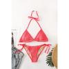 Push Up Split Bikini Watermelon Red Sexy Bikini Swimsuit Sweet and Sexy