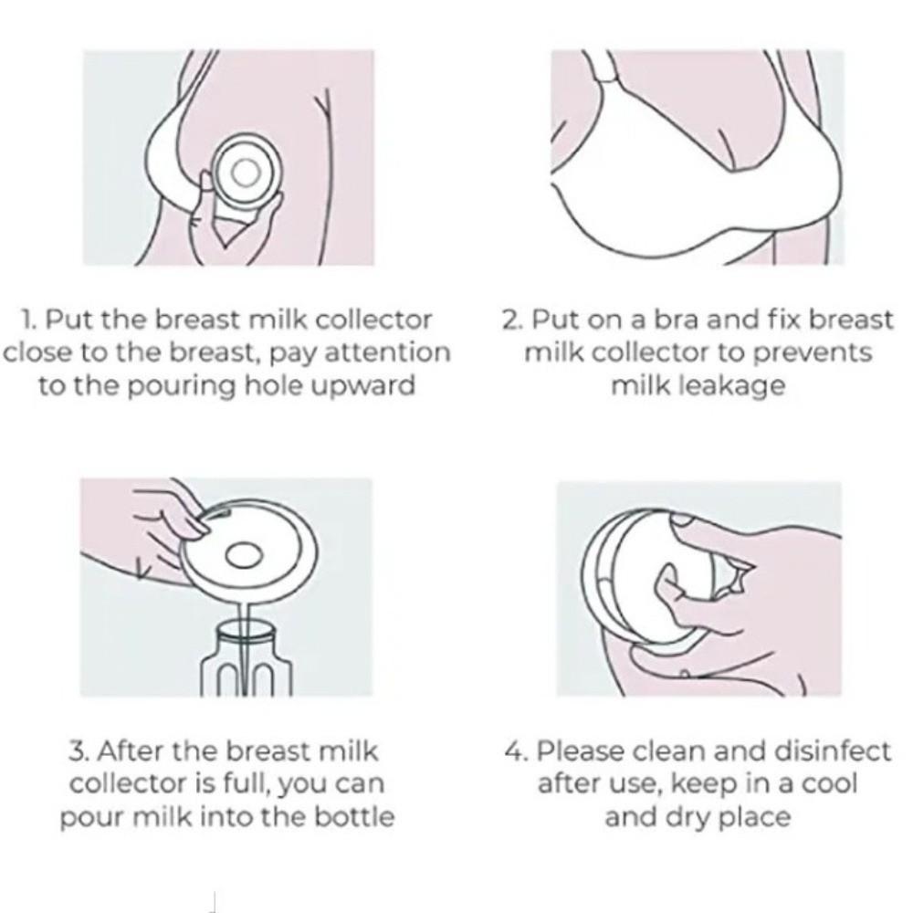 Soft Silicone Breast Milk Collector Reusable Reusable Breast Protectors Maternity