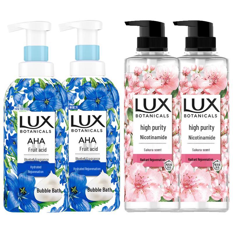 LUX Plant Essential Oil Fragrance Shower Gel Set