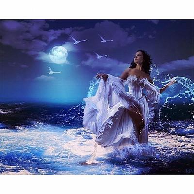 Full 5D DIY Diamond Painting Cartoon Landscape Diamond Embroidery Cross Stitch Kit Rhinestone Home Decor Gift