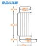 Frame Clothes Dryer Stainless with 10 Adjustable Towel Shoe Extra Life_mart Balcony/Window [66.5cm Wide, Foldable, Steel] Hooks, Hanger,