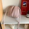 Autumn Winter Fashion PU Leather Crossbody Bag Versatile Use Inner Insert Pocket Shoulder Bag Elegant Pleated Square Bag