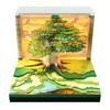 Calendrier 2026 Notes Adhésives Sculpturales 3D: Grappes Florales Créatives & Cadeaux Ornementaux Personnalisables