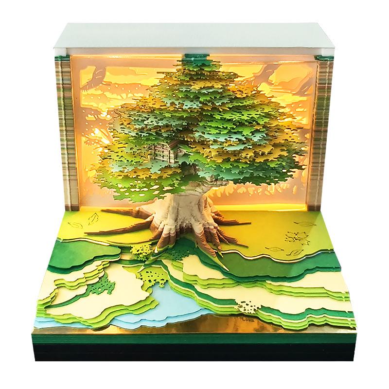Calendrier 2026 Notes Adhésives Sculpturales 3D: Grappes Florales Créatives & Cadeaux Ornementaux Personnalisables