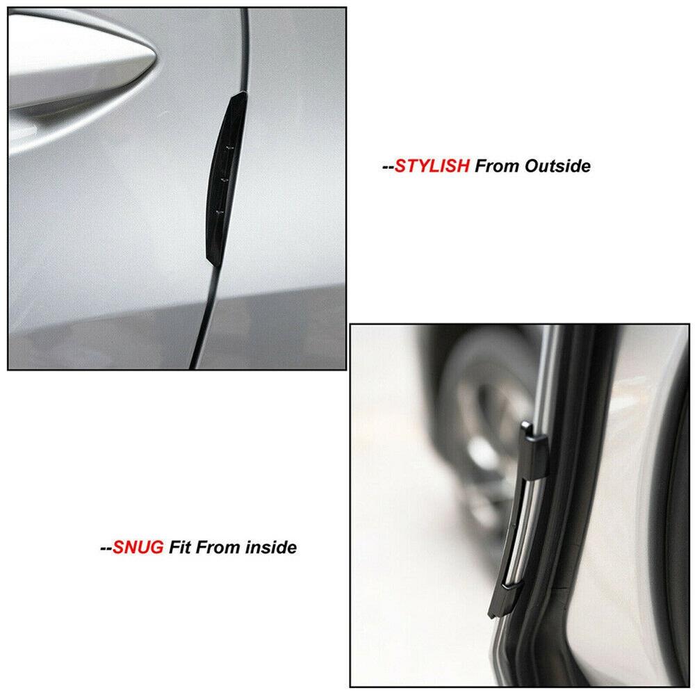 Practical Car Door Scratch Protector Strip Set of 4 Anti Collision