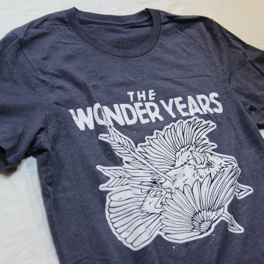 Rare! The Wonder Years Band Black Shirt Unisex Concert S to 5XL DO610 Unisex T-Shirt S