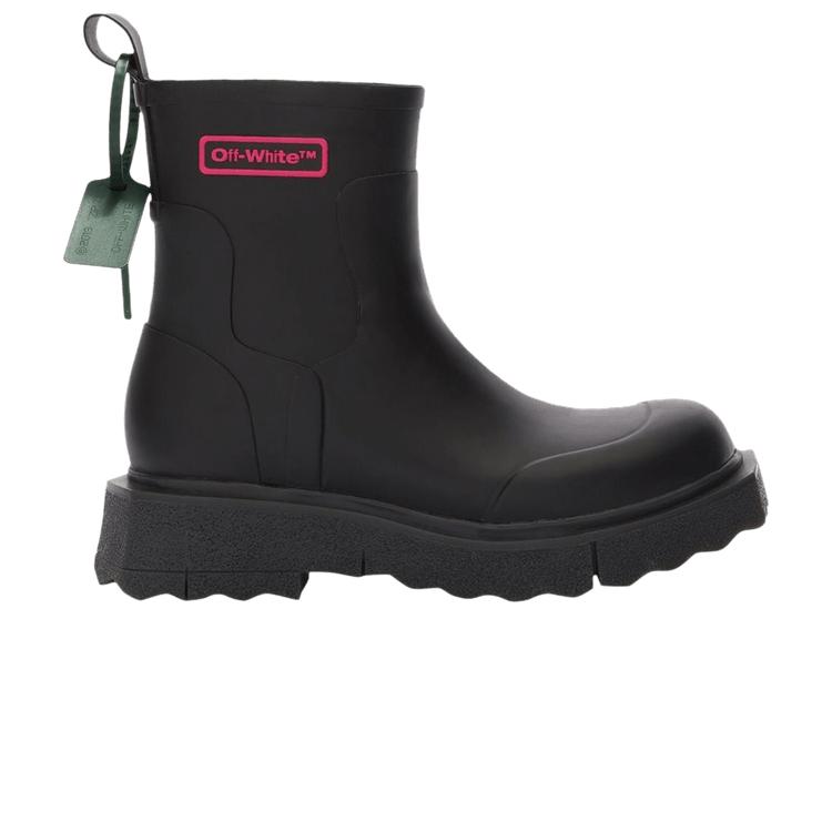 Off-White Rain Boot Black Fuchsia Мужские кроссовки OMID016F22MAT001-1035 40 44149₽