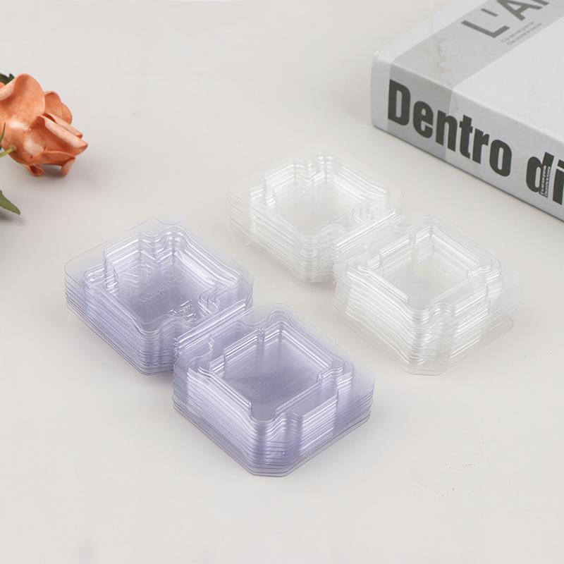 10Pcs Cpu Box Cpu Plastic Protective Case Cpu Clamshell Tray Case Container