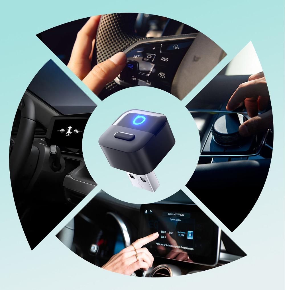 OTTOCAST Mini Pico 3.0 Cube 2 in 1 Wired To Wireless CarPlay Android Auto Adapter