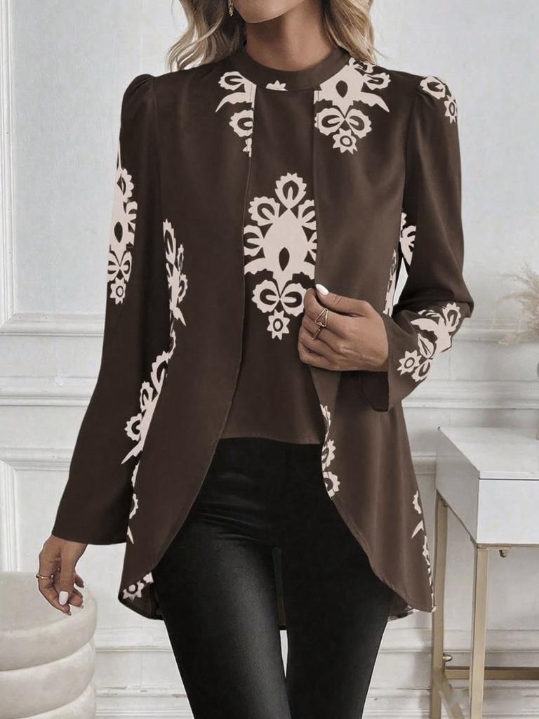 Women's Long-sleeved Shirt, Stylish And Elegant Top