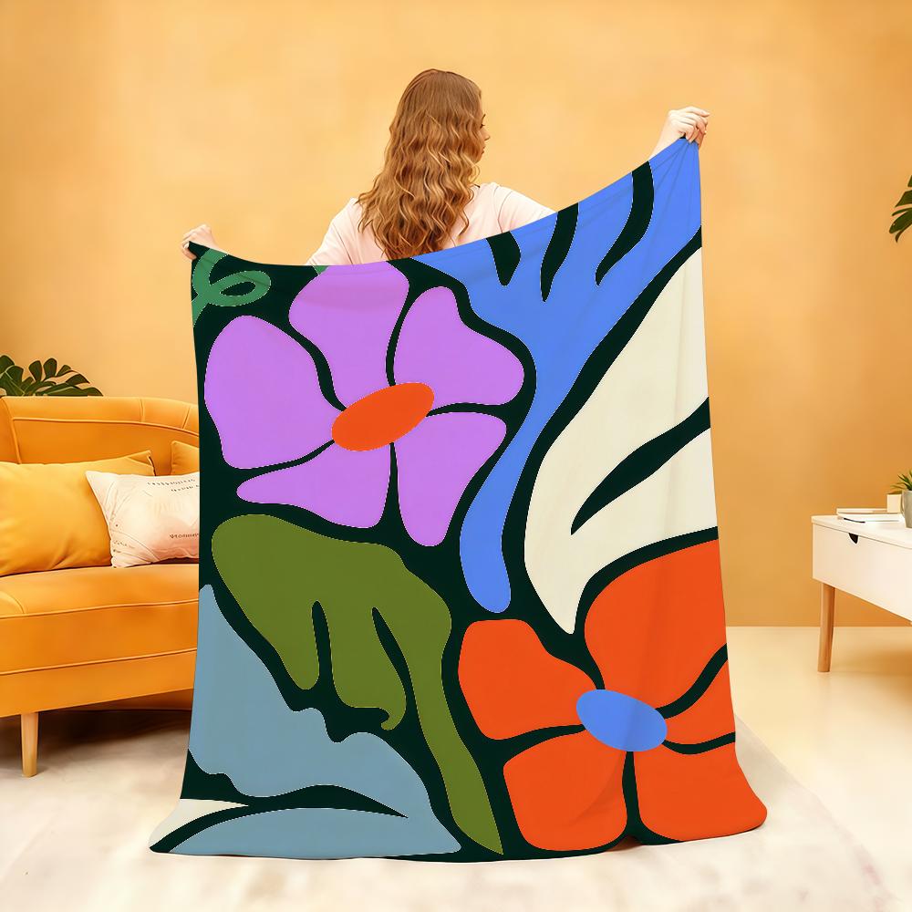 Vintage Abstract Feed Your Mind Classic Blanket Soft Throw Blanket for Home Bedroom Bed Sofa Picnic Travel Office Blanket Gift