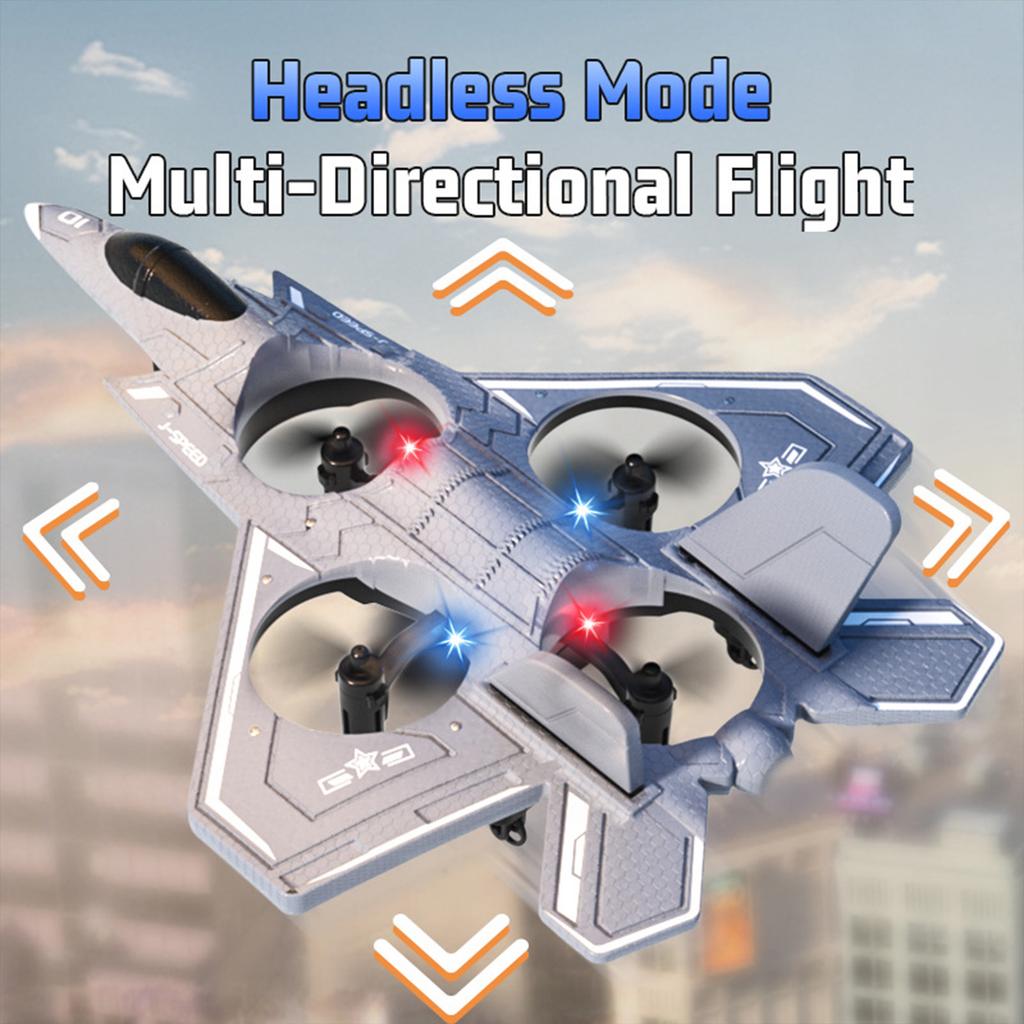 RC Foam Plane Remote Control Airplane Toy 2.4GHZ Electric RC Fighter Jet Plane for Children Interactive Toys