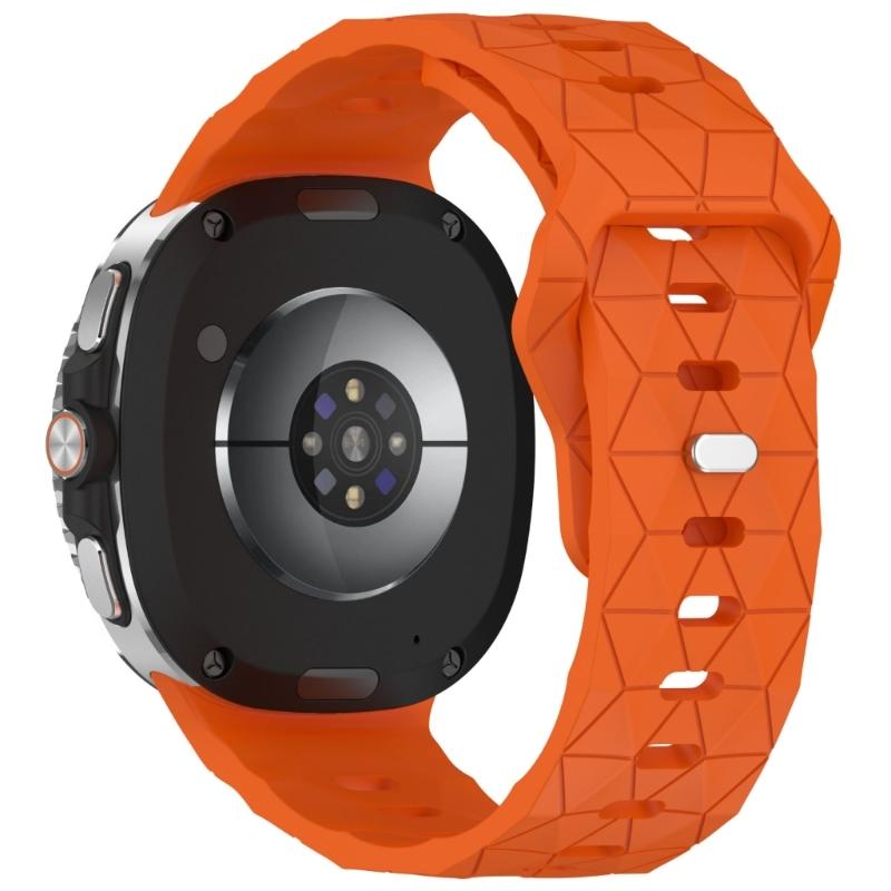 Adjustable Soccer Texture Watch Band For 8 Lightweight Breathable Silicone Gym Office Daily Use