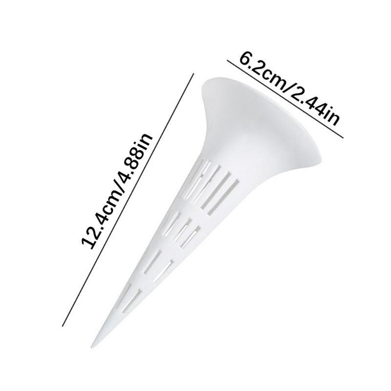 10/20/50Pcs Conical Plant Breathable Watering Device Gasket Soil Aeration Root Garden Plant Bottom Flower Plant