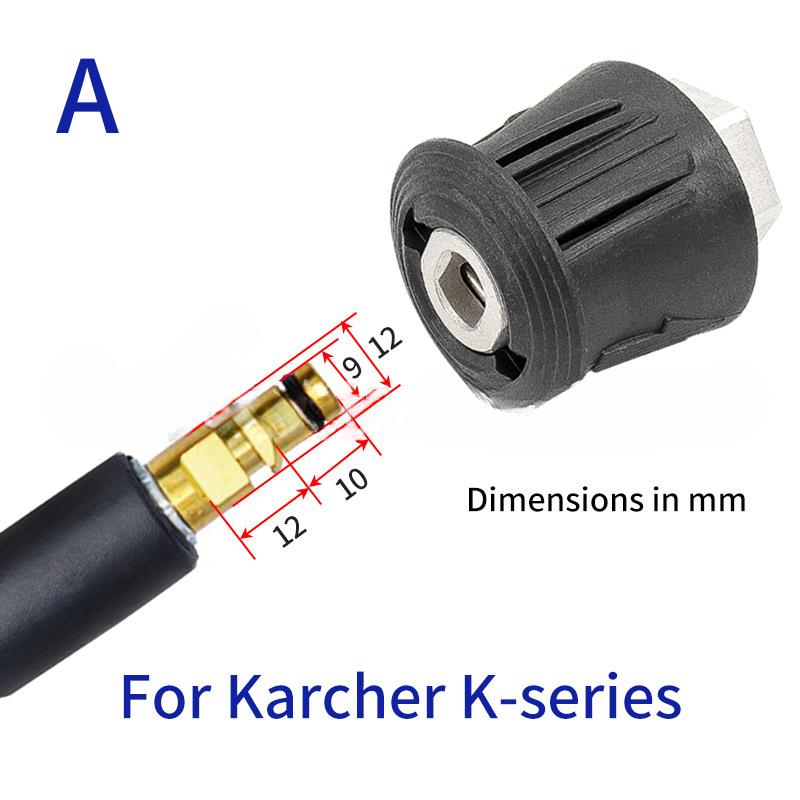 

for Karcher /Bosch/Nilfisk/Lavor High Pressure Hose Adapter Connect Car Washer Outlet M22-14MM with Pressure Pipe Connector