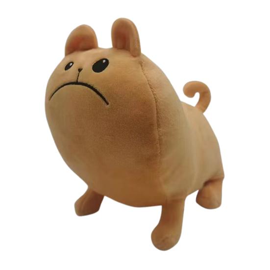 

Мягкая игрушка в виде кошки-лапши и собаки-булочки, милые мягкие плюшевые игрушки и мультяшные обнимашки для снятия стресса и объятий коричневый