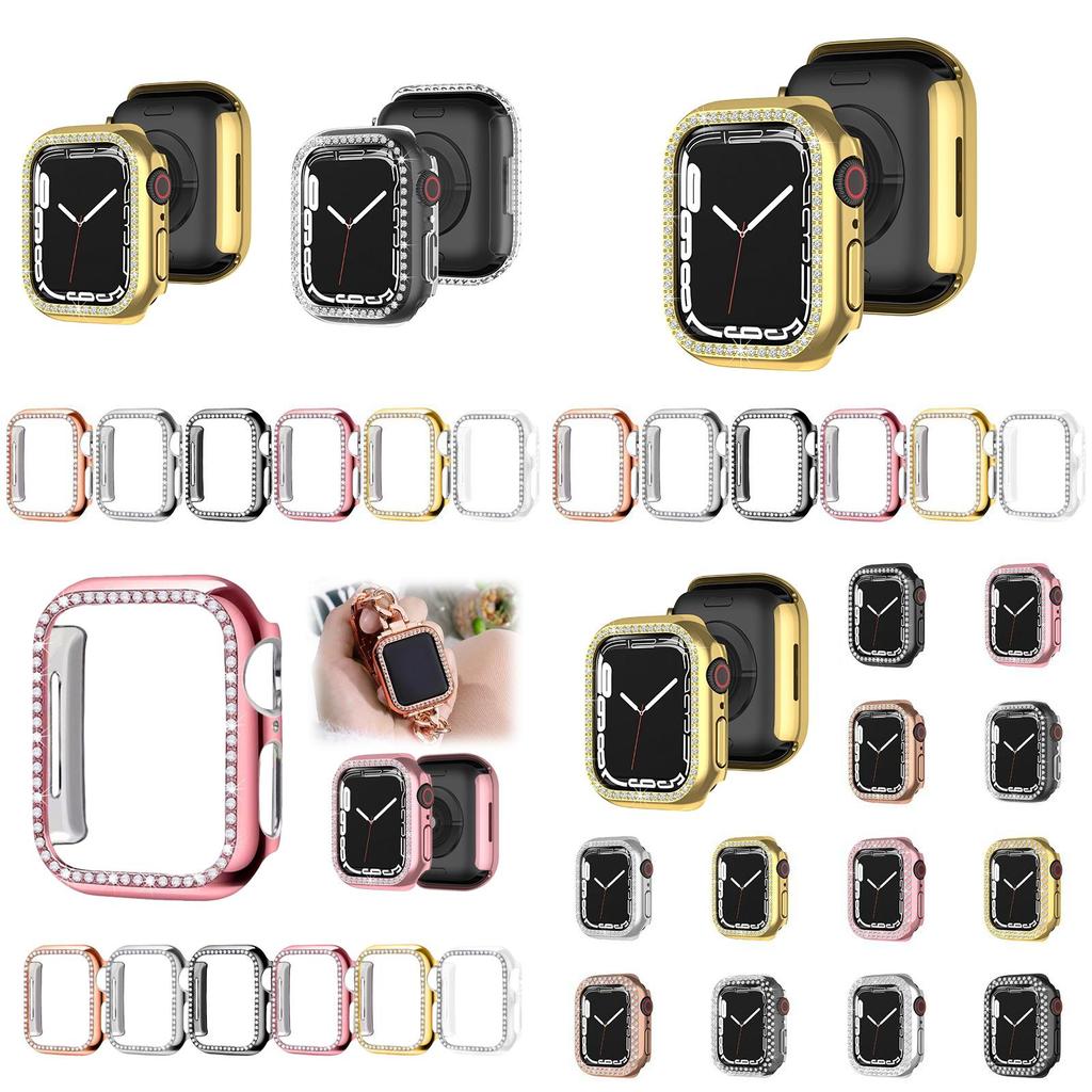 Rhinestone Apple Watch Series 7 Gen 41/45mm Protective Shell Case