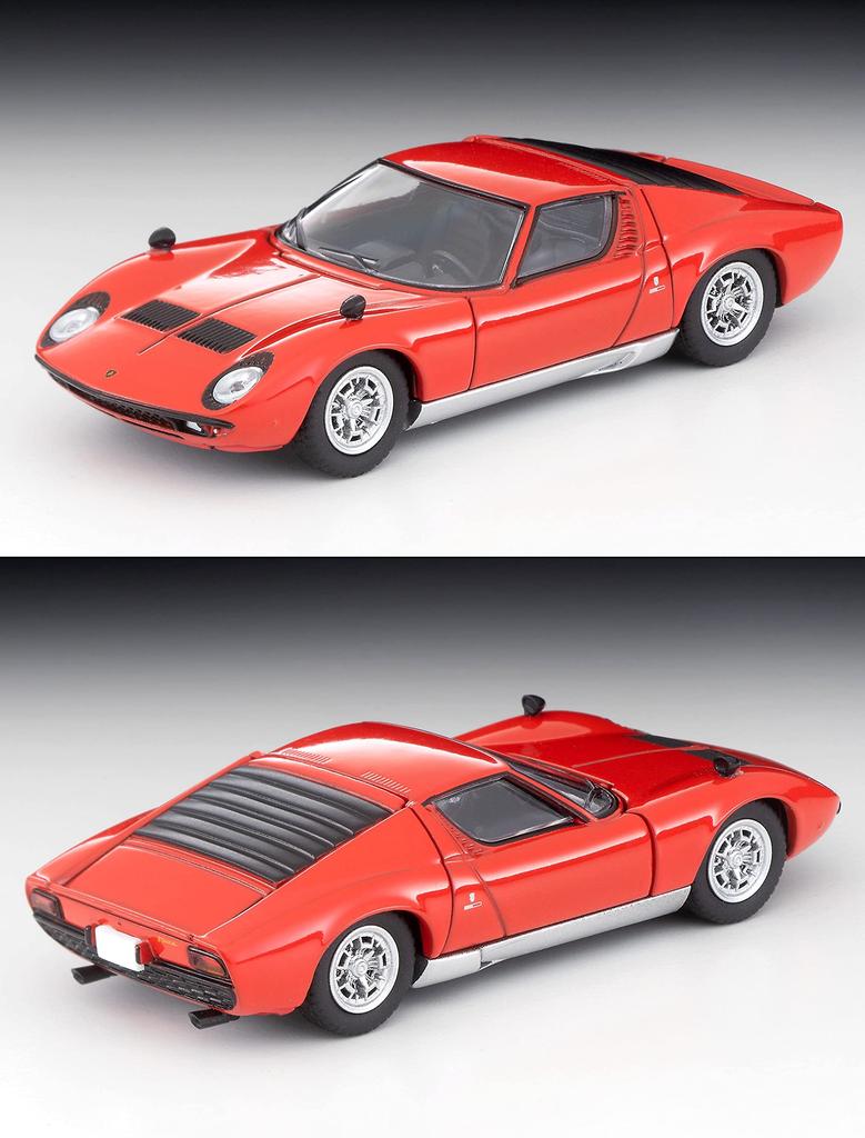Tomica Limited Vintage LV Lamborghini Miura P400 Vermilion Finished Product 313144 1/64