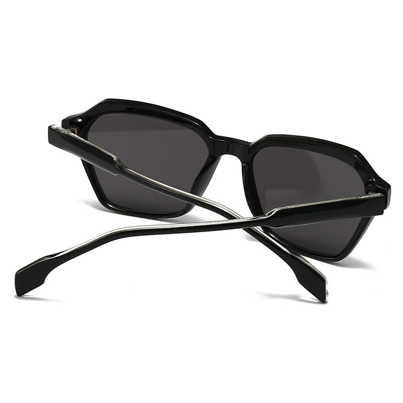 European And American  Trendyy Street Photography Retro Literary Acrylic Insert Sunglasses Modern Charm Ins Sunglasses 28006