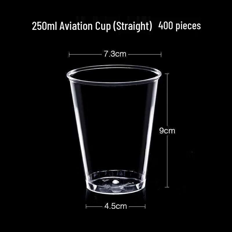 250ML Thickened Transparent Disposable Plastic Cups