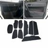 9pcs Real Leather Car Door Panel Armrest Center Box Cover For corolla 2014 2015