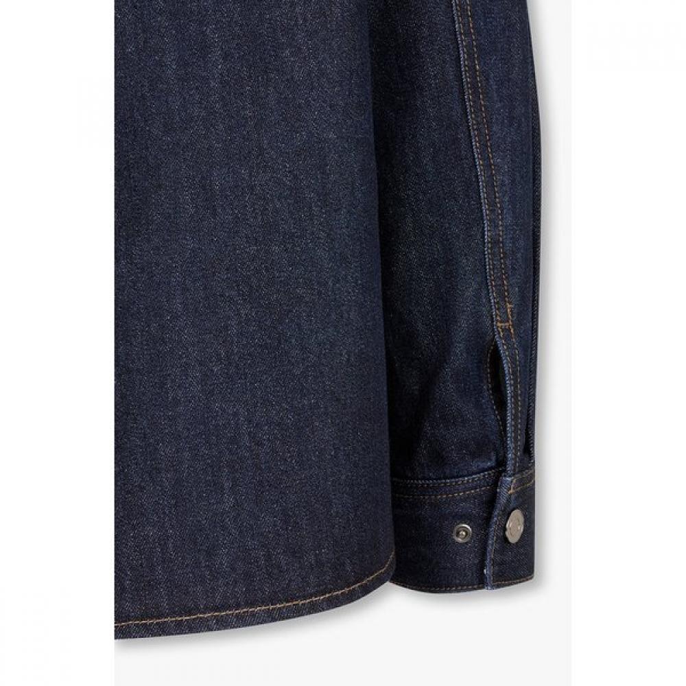 Studio Tomboy Indigo Shirt Type Denim Jumper  91m6113114 