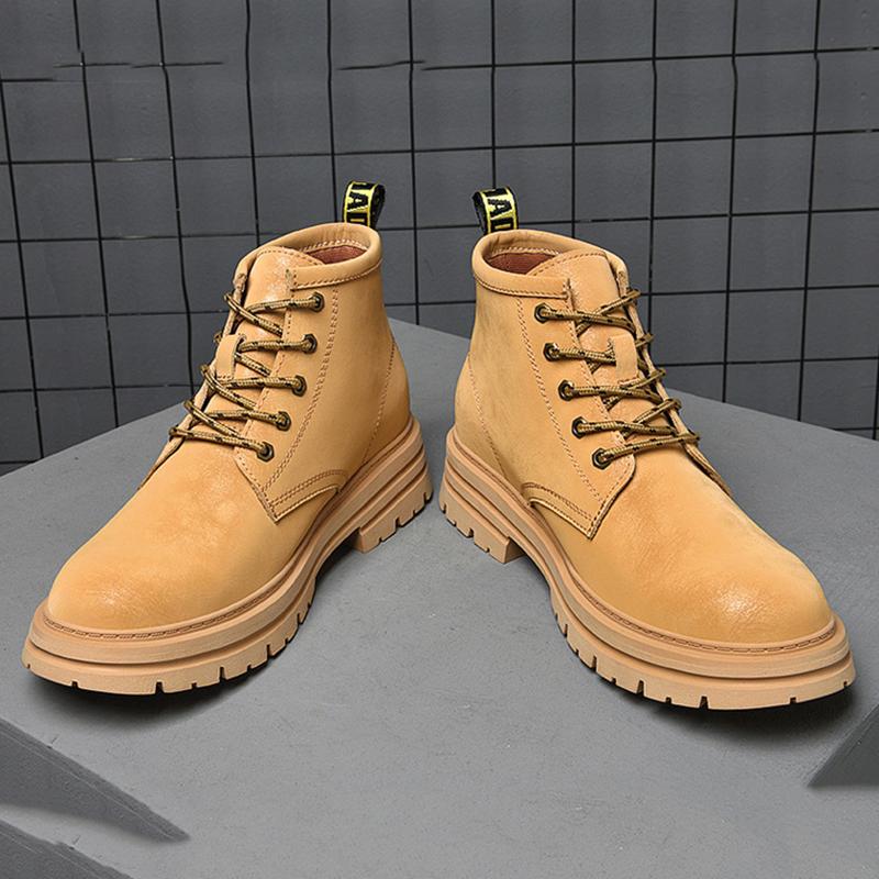 Мужские ботинки из натуральной кожи — фото 5