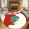 FC Augsburg Print Round Rug, Washable Floor Carpet, For Entryway Dorm Laundry Room Office Study, Home Decor Birthday Christmas Gift
