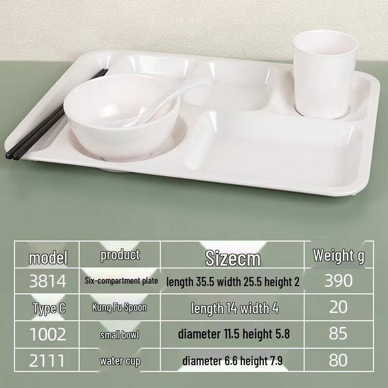 

Segmented Melamine Cafeteria Tray